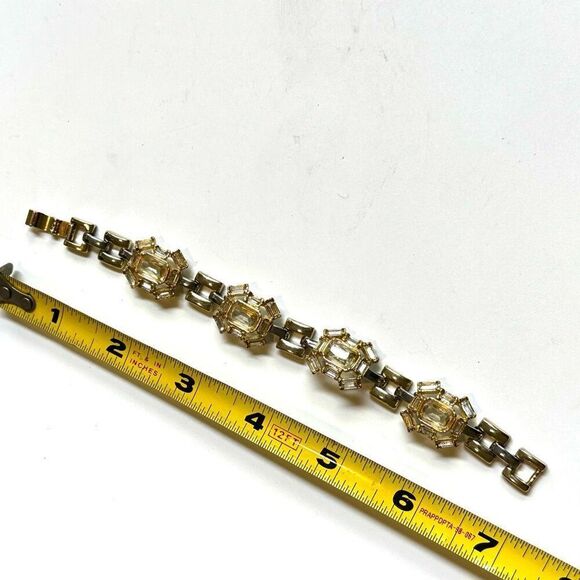Ann Taylor Gold Tone Crystal Bracelet - Picture 8 of 9